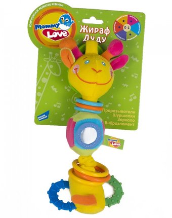 Миниатюра фотографии Развивающая игрушка mommy love жираф дуду