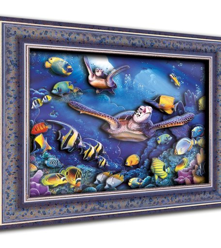 Хобби и Творчество VIZZLE Объемная картина Обитатели кораллового рифа