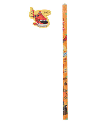 Карандаш черногрфитный Disney Dusty Smoke Jumpers c фигур. ластиком вертолет
