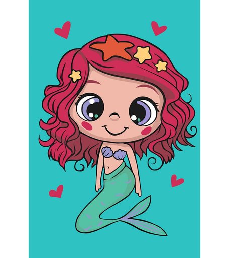 Набор для раскрашивания по номерам ФРЕЯ Русалочка