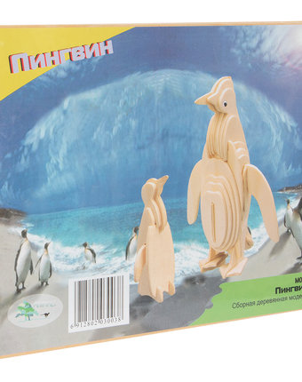 Деревянный конструктор Wooden Toys Пингвин