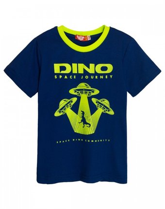 Миниатюра фотографии Let's go футболка для мальчика dino space journey