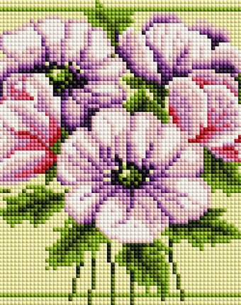 Белоснежка Мозаичная картина Чудесные цветы 376-ST-S