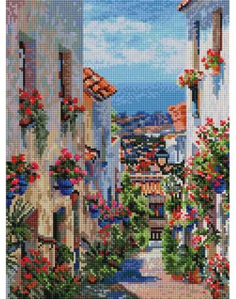 Миниатюра фотографии Белоснежка мозаичная картина испания. михас 285-st-s