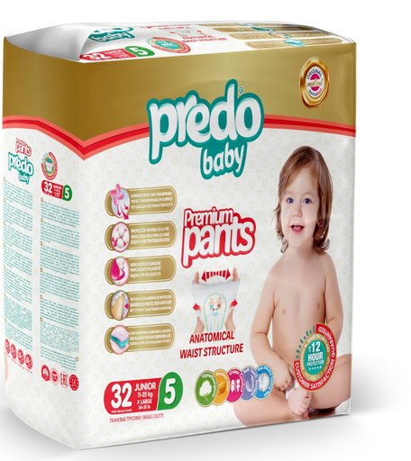 Подгузники-трусики Predo Predo baby для ежедневного использования, р. Junior, 11-25, 32 шт