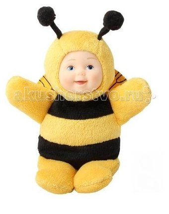 Миниатюра фотографии Мягкая игрушка unimax детки-пчелки 16 см