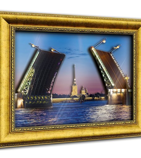 Хобби и Творчество VIZZLE Объемная картина Дворцовый мост