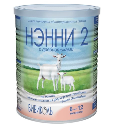 Молочная смесь Нэнни 2 6-12 месяцев, 400 г
