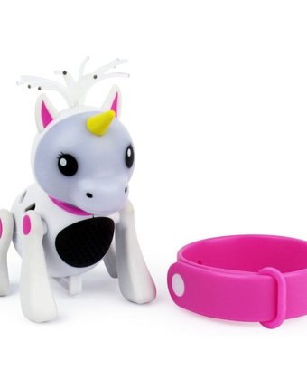 Интерактивная игрушка 1Toy Светомузики Единорог, с ремешком 12.5 см