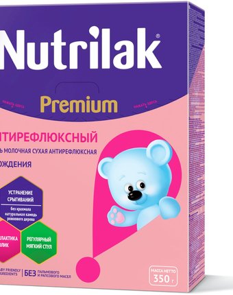 Молочная смесь Nutrilak Premium Антирефлюкс 0-6 месяцев, 350 г