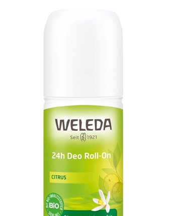 Миниатюра фотографии Цитрусовый дезодорант weleda 24 часа roll-on, 50 мл