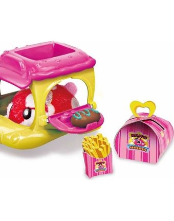 Игровой набор 1Toy Хома Дома Хомбургер-авто, красный хомячок 5 см