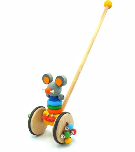 Каталка S-mala Мышонок, 13.5 см