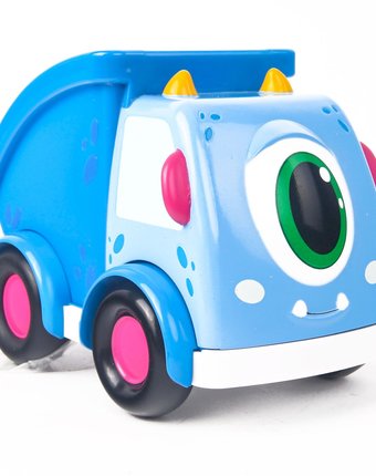 Миниатюра фотографии Мини-машинка мокас гру, со сменным кузовом синий