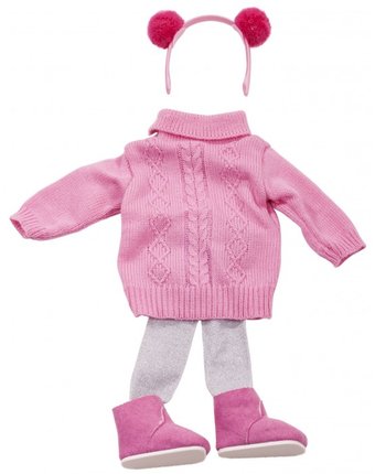Миниатюра фотографии Gotz набор одежды свитер, легинсы, ботинки для кукол 45-50 см