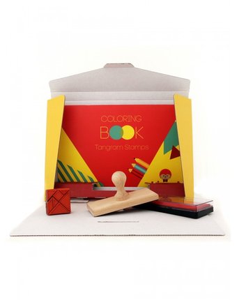 Kipod Toys Набор для творчества Магнитный штамп с раскраской