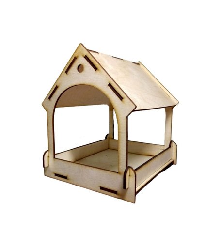 Деревянный конструктор Издательство Учитель Кормушка для птиц