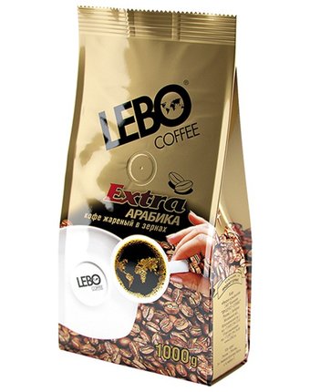 Миниатюра фотографии Lebo кофе extra в зёрнах 1 кг