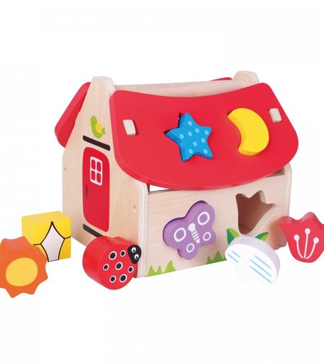 Деревянная игрушка New Cassic Toys Домик-сортер 10563