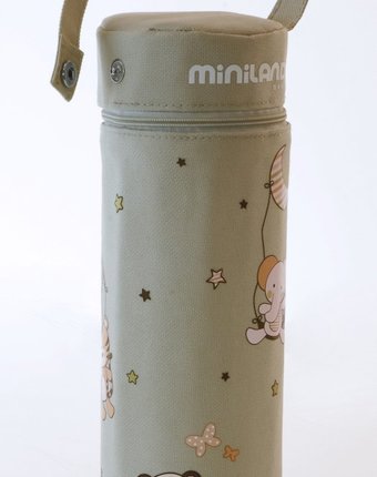 Миниатюра фотографии Термо-сумка для бутылочек  miniland soft 500 мл, цвет: серый