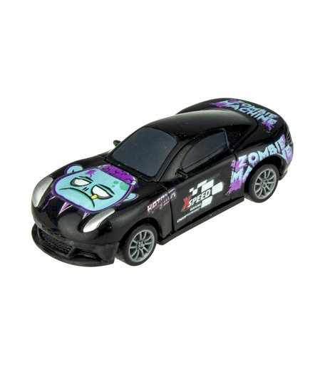 Инерционная разборная машинка 2в15 1Toy Crashfest черная Xspeed 10 см