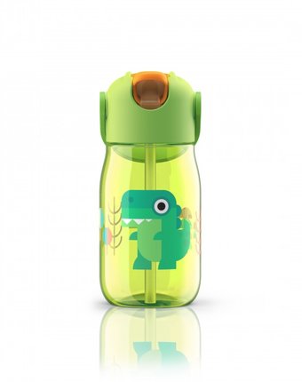 Миниатюра фотографии Zoku бутылка с силиконовой соломинкой 415 мл