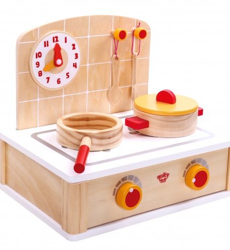 Деревянная игрушка Tooky Toy Игровой набор Плита