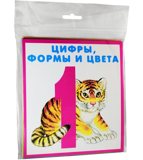 Карточки Искатель «Цифры.Формы и цвета» 0+