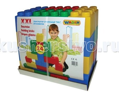 Конструктор Wader XXL (24 элемента)