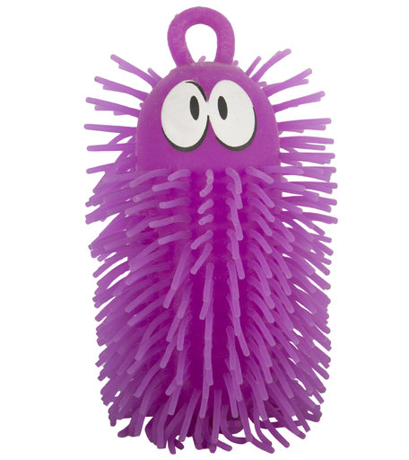 Антистресс игрушка 1Toy Ё-Ёжик Гусеница 15 см фиолетовая
