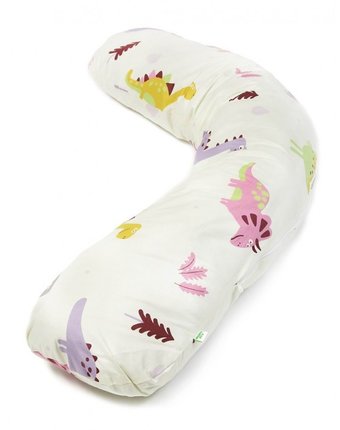 Миниатюра фотографии Mum's era подушка для беременных и кормящих мам дино 140 см
