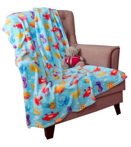 Плед TexRepublic из фланели плед 1 шт. 110 х 140 см