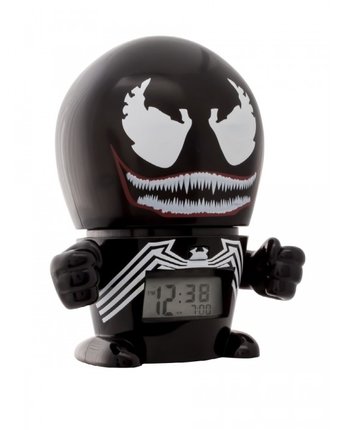 Часы Марвел (Marvel) Будильник BulbBotz минифигура Venom Веном 14 см