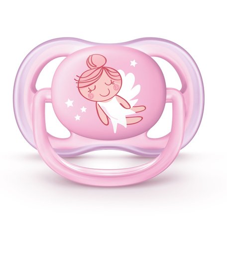 Пустышка Philips Avent «Ultra air» с рисунком силикон, с рождения
