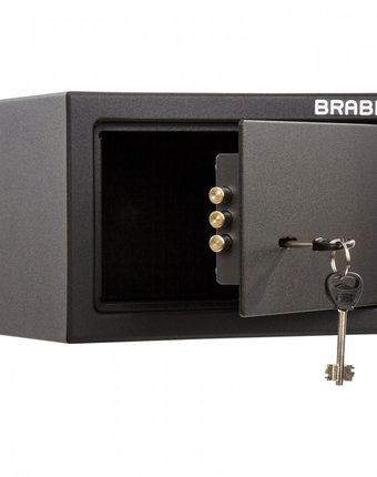 Миниатюра фотографии Brabix сейф мебельный sf-170kl ключевой замок 170х260х230 мм