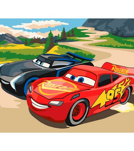 Набор для раскрашивания по номерам ФРЕЯ На полной скорости