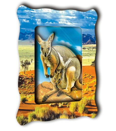 Хобби и Творчество VIZZLE Объемная картина Кенгуру