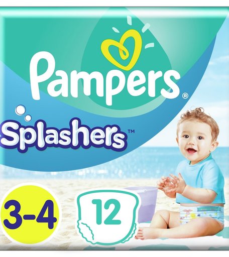 Трусики-подгузники Pampers Splashers, р. 03.апр, 6-11 кг, 12 шт