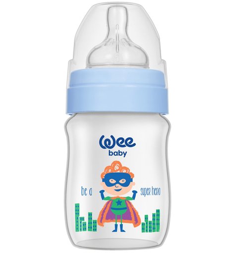 Бутылочка WeeBaby Plus Classic, с рождения, 150 мл