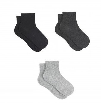 Носки детские, 3 пары, серый