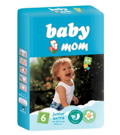 Подгузники BABY MOM дышащие () шт.