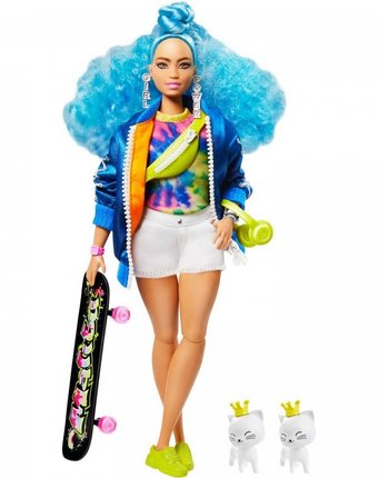 Barbie Кукла Экстра с голубыми волосами