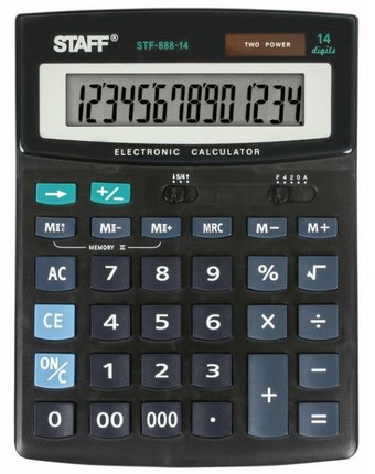 Staff Калькулятор настольный STF-888-14 14 разрядов