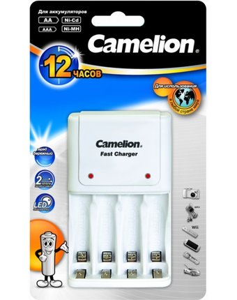 Миниатюра фотографии Camelion зарядное устройство camelion bc-1010в