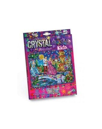 Набор для творчества Данко-Тойс Crystal Mosaic Kids Золушка