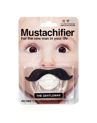 Миниатюра фотографии Пустышка mustachifier-усы "джентльмен"