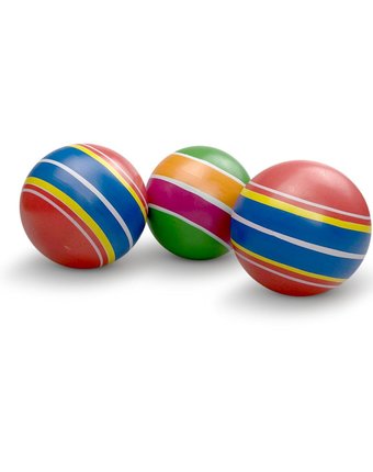 Мяч Завод Им Чапаева Полосатики, , d-7.5 см