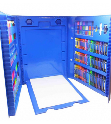 Набор для рисования Lemon Tree с мольбертом 176 предметов (Голубой)