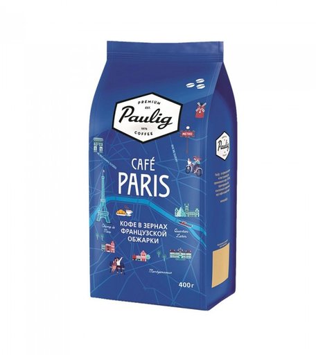 Paulig Кофе Cafe Paris зерно 400 г