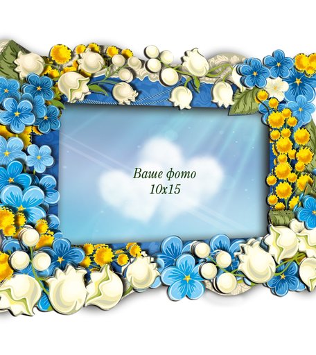 Хобби и Творчество VIZZLE Объемная картина Ландыши